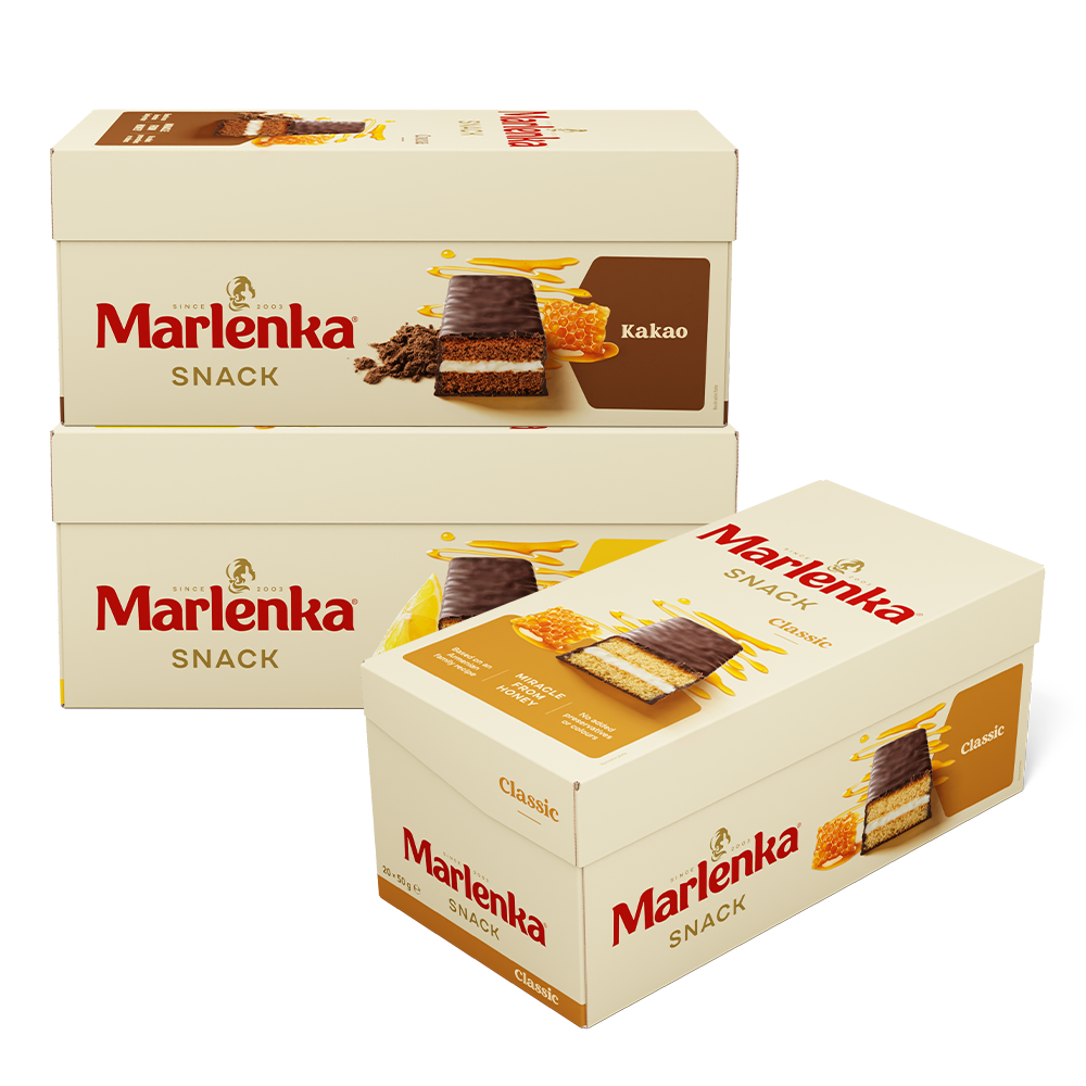 VÝHODNÉ BALENÍ SNACKŮ MARLENKA®