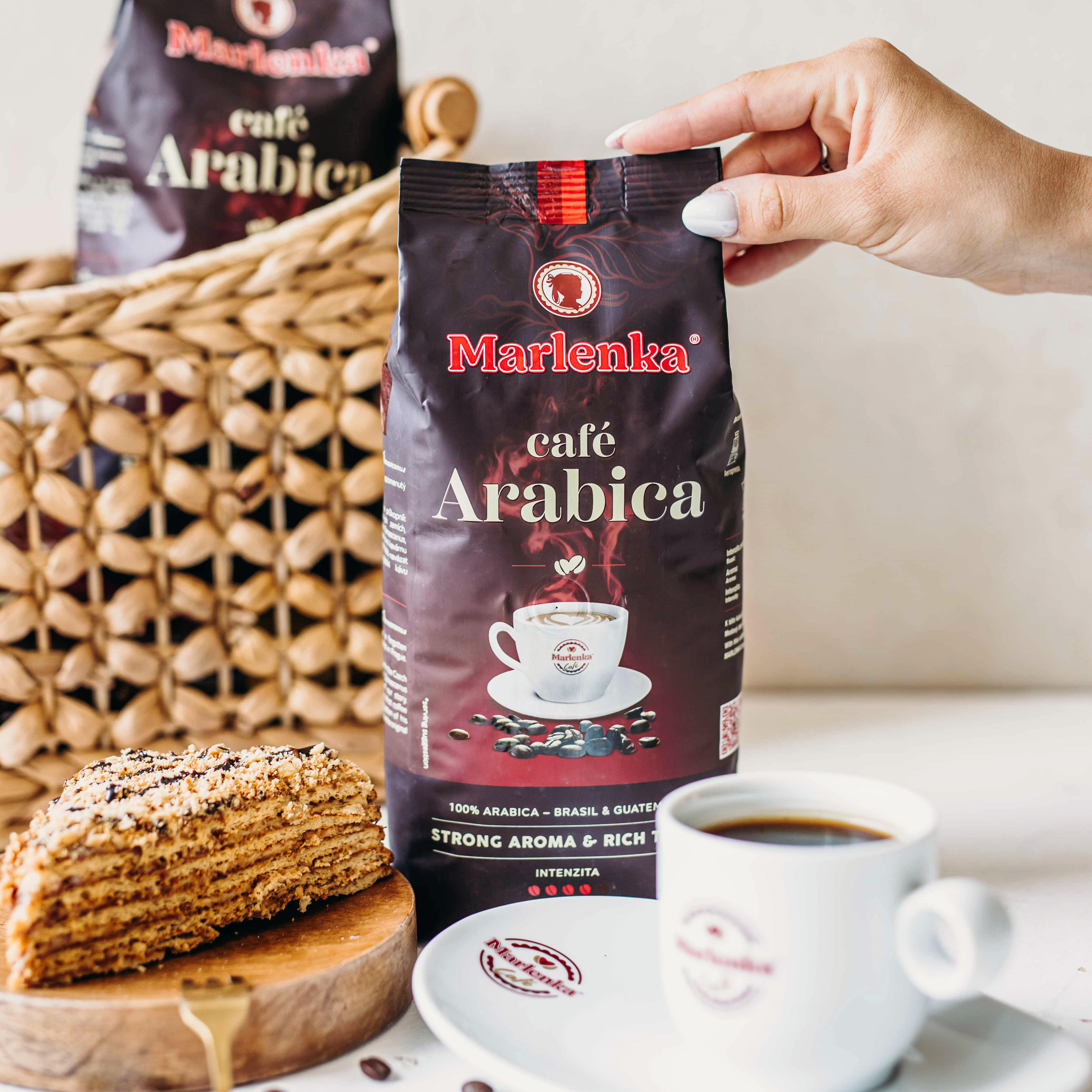 NOVINKA: MARLENKA café 100% Arabica