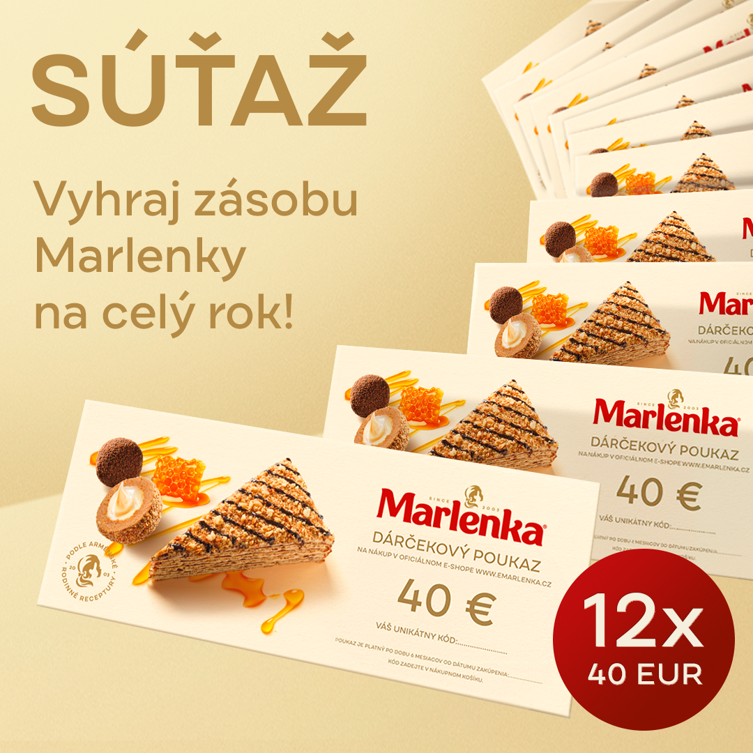 Vyhraj zásobu MARLENKY na celý rok!