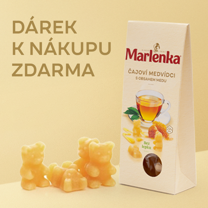 Sladký dárek k nákupu nad 1000 Kč: Čajoví medvídci zdarma!