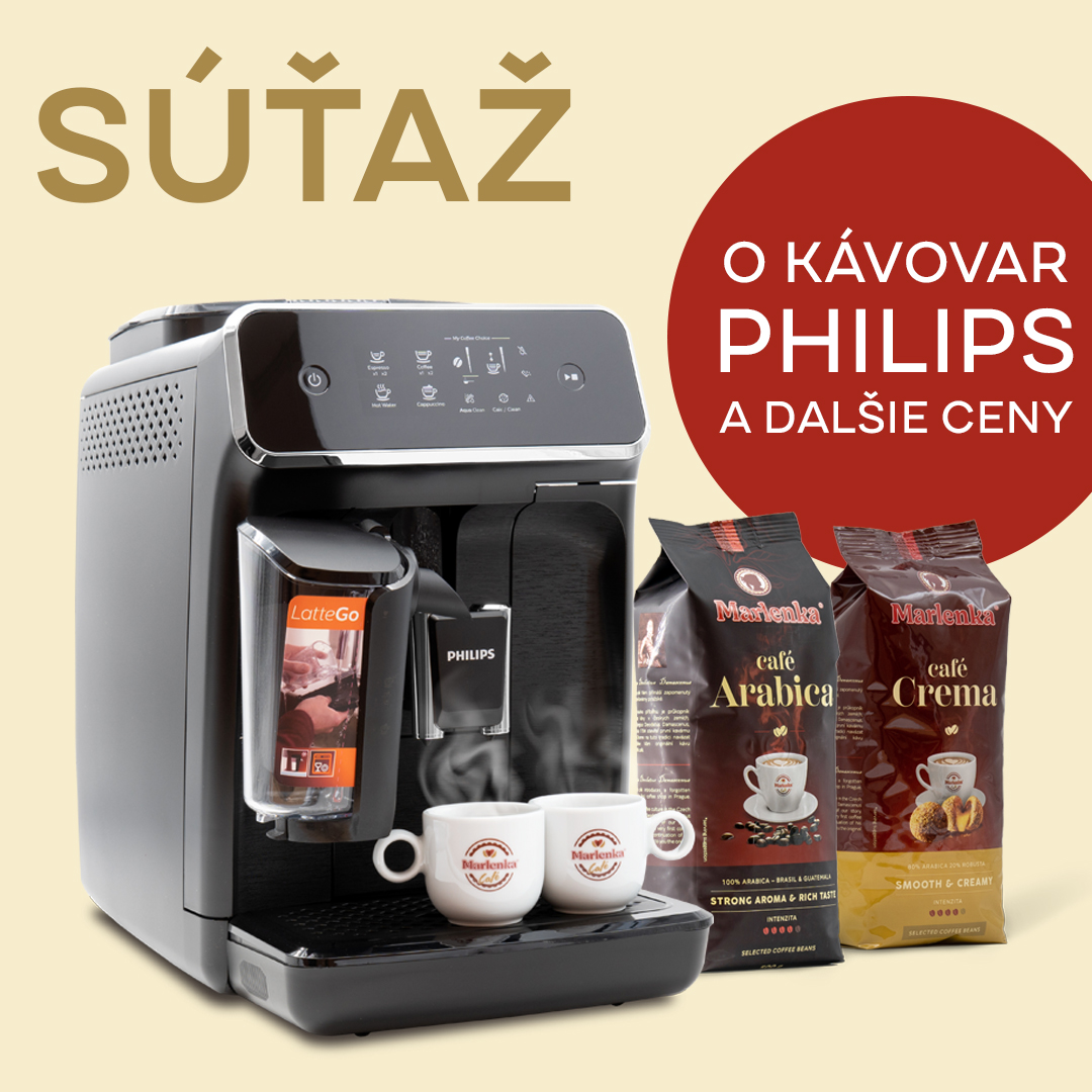 SÚŤAŽ O KÁVOVAR PHILIPS A DALŠIE CENY