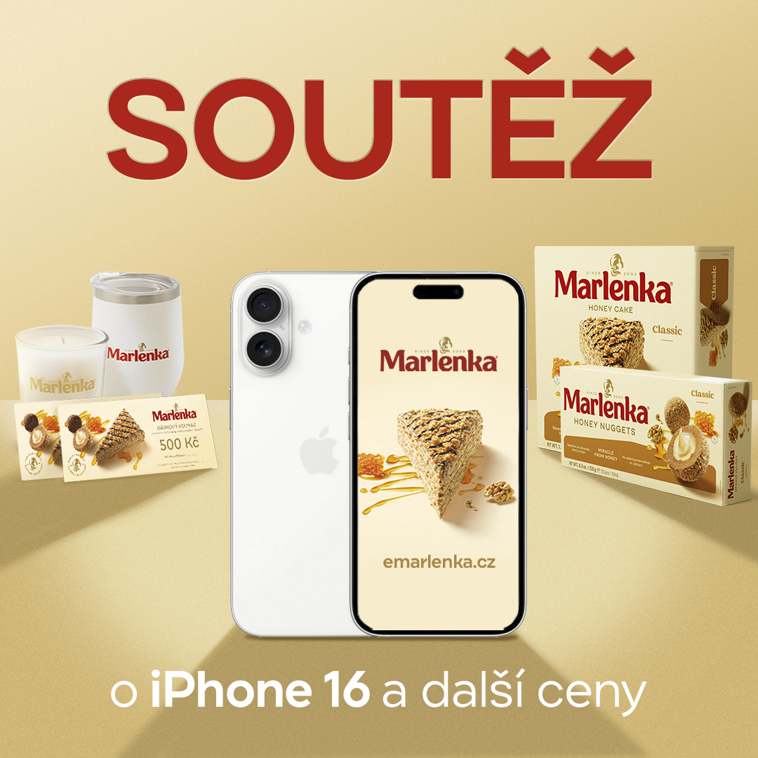 SOUTĚŽÍME O IPHONE 16 A DALŠÍ CENY
