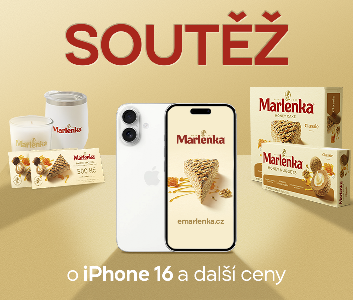 SOUTĚŽÍME O IPHONE 16 A DALŠÍ CENY