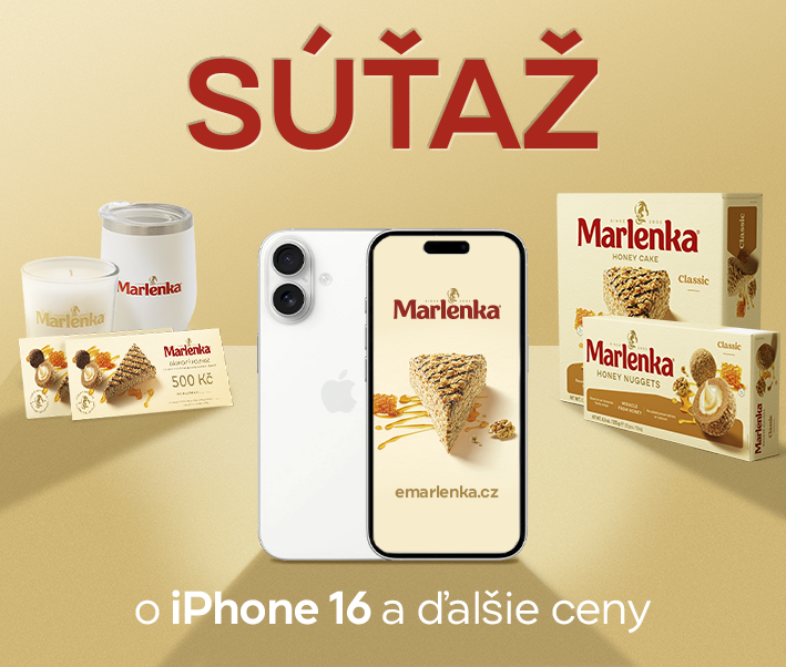 SÚŤAŽÍME O IPHONE 16 A ĎALŠIE CENY