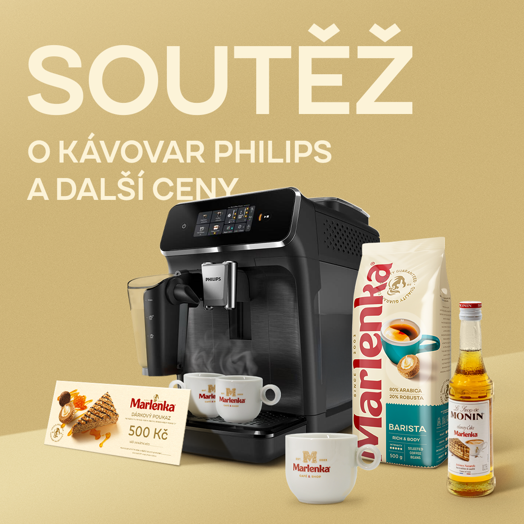 Vychutnejte si MARLENKU a hrajte o kávovar od Philips!