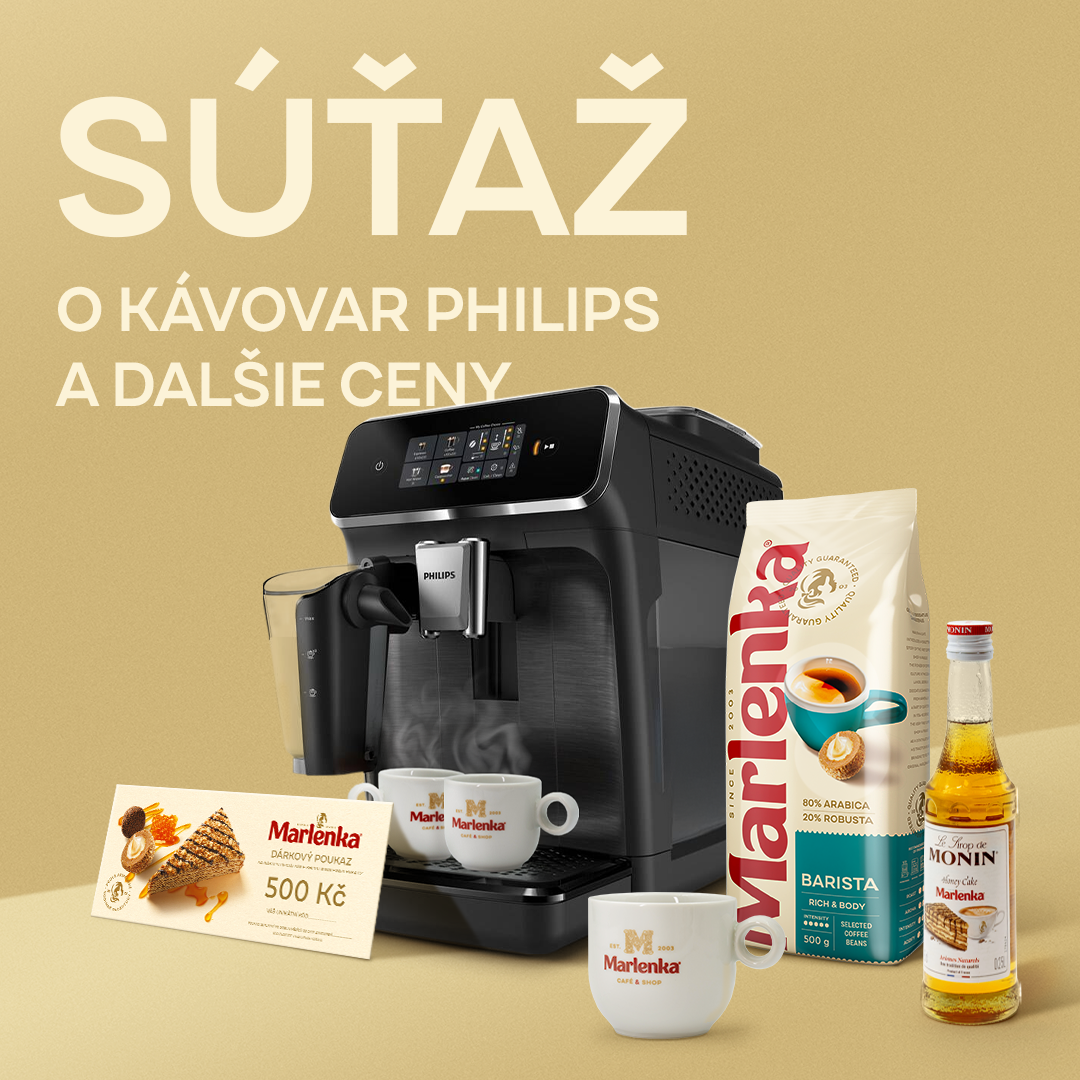 Vychutnajte si MARLENKU a hrajte o kávovar od Philips!
