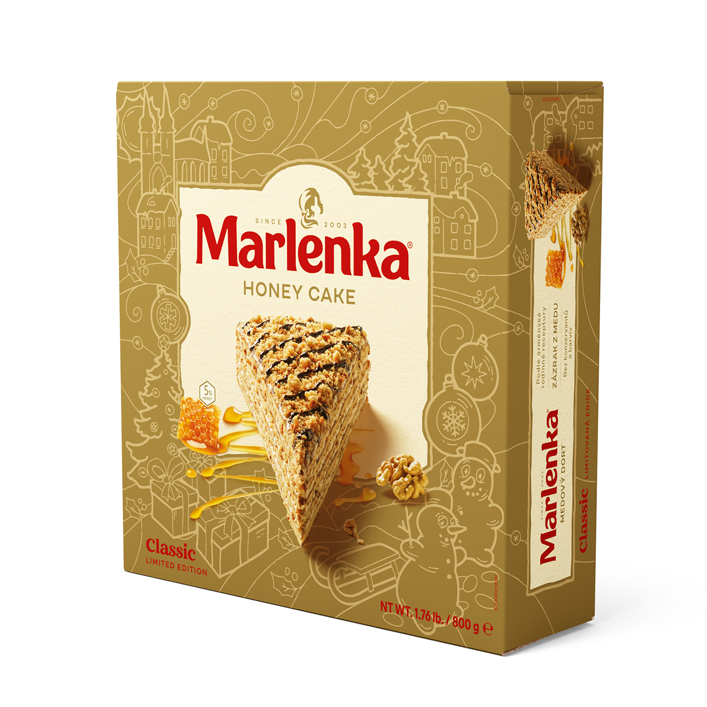 Honey Cakes in Exclusive Christmas Packaging