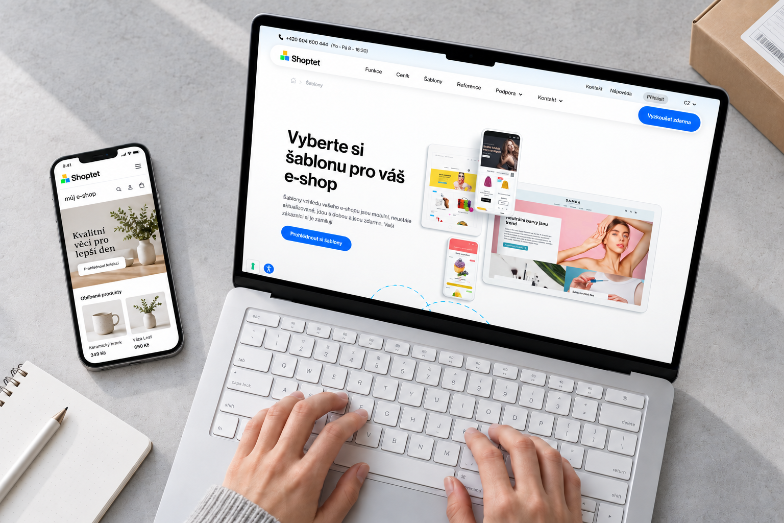 Nastavení e-shopu na Shoptetu z pohodlí domova