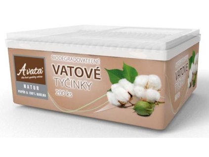8588006780970 A VATA Natur vatove tycinky box200