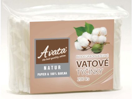 8588006780994 A VATA Natur vatove tycinky refill200