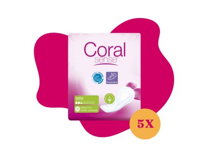 Balíček vložiek CORAL MINI na jeden mesiac