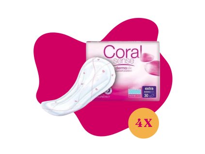 Balíček vložiek CORAL EXTRA na jeden mesiac