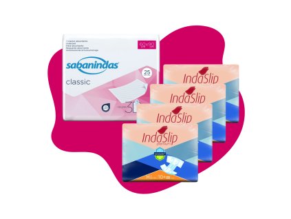 Balíček INDASLIP M10+ a Sabanindas podložka 90x60