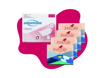 Balíček INDASLIP L10 a Sabanindas podložka 90x60