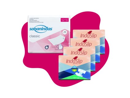 Balíček INDASLIP L10+ a Sabanindas podložka 90x60