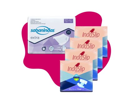 Balíček INDASLIP XL9 a Sabanindas podložka 80x180