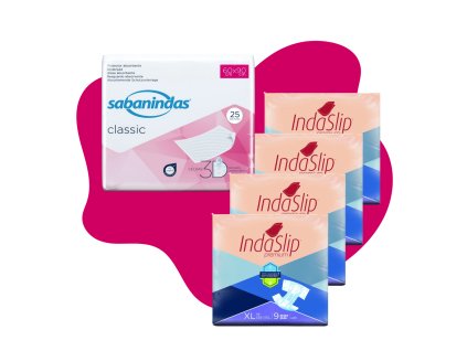 Balíček INDASLIP XL9 a Sabanindas podložka 90x60