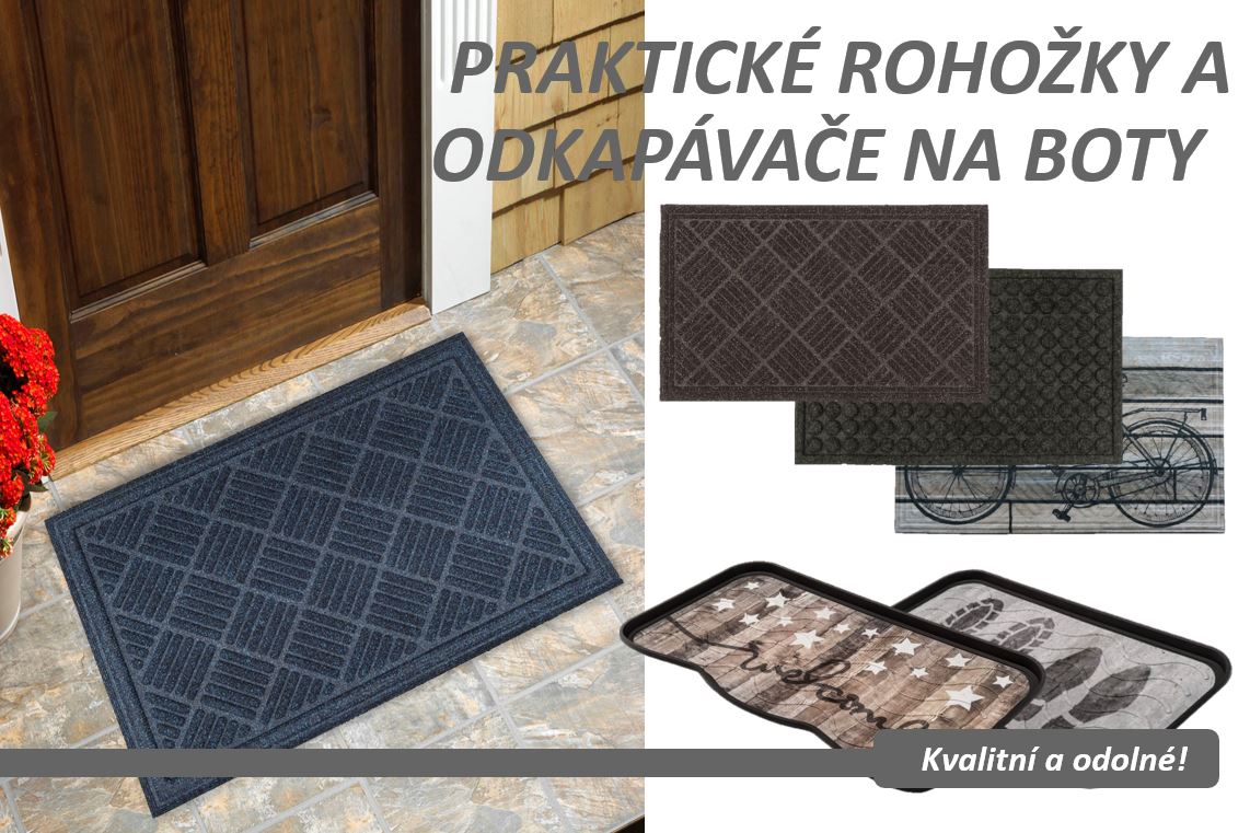 Rohože a odkapávače