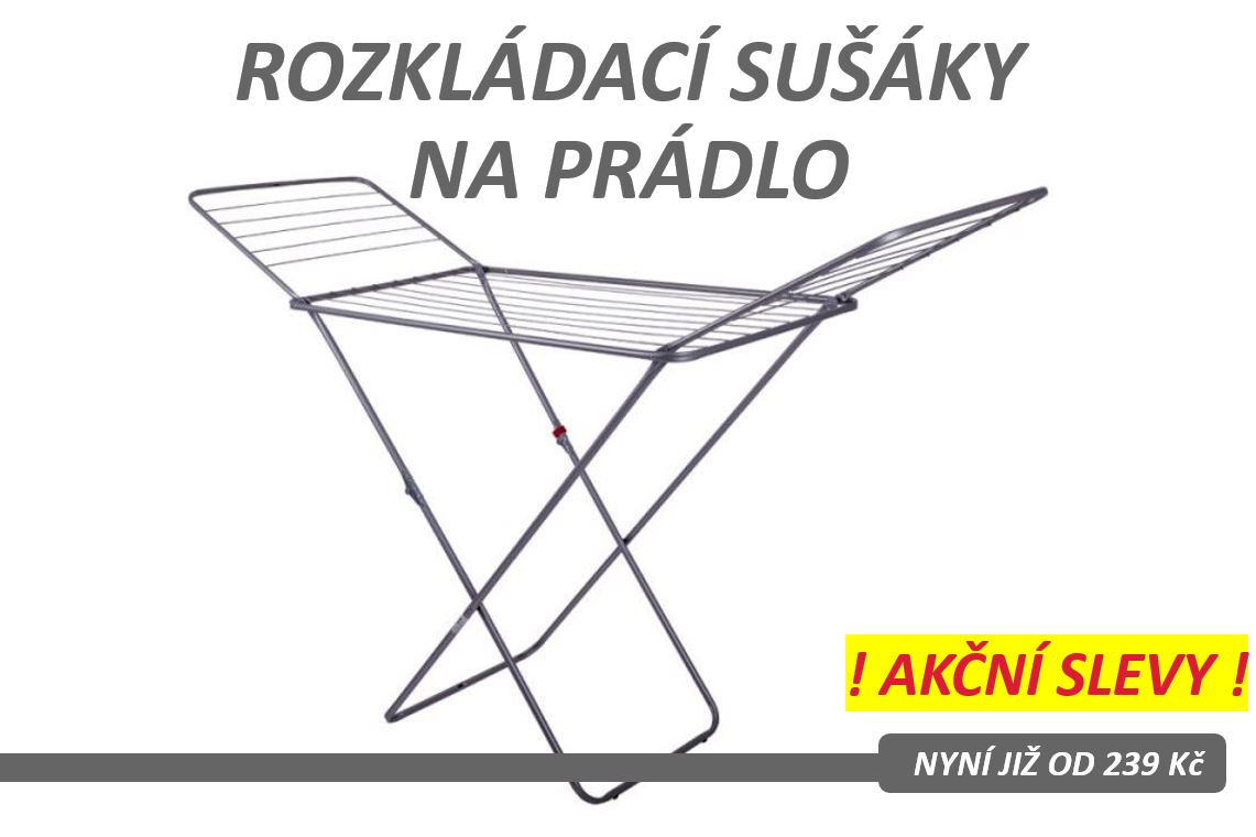 Sušáky na prádlo v AKCI