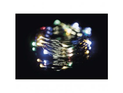 Osvětlení nano zelené 7,5 m - 75 LED multicolor + 5m přívodní kabel + časovač