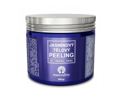 RENOVALITY Jasmínový tělový peeling 200 gr