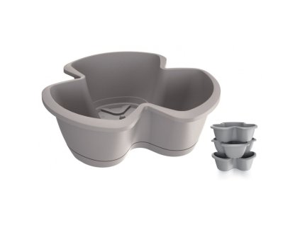 Květináč na bylinky RESPANA 3 patra pr. 35 cm - barva šedá (405U)