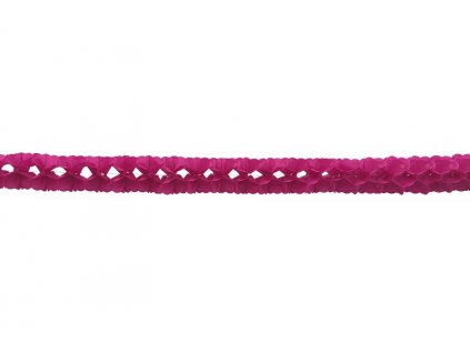 Girlanda papírová 300 x 11 cm - růžová