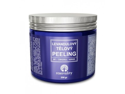 RENOVALITY Levandulový tělový peeling 200 gr