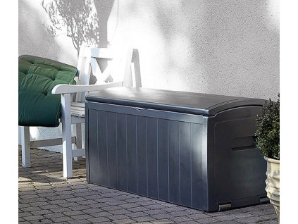 Zahradní úložný box MAXI na nářadí a polstry 415 L