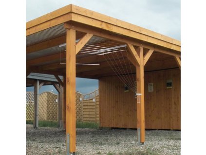BENCO Sušák na prádlo stropní IDEAL 5 tyčí 160 cm
