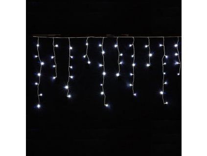 Vánoční osvětlení, řetěz závěs 10 m, 600 LED studená bílá