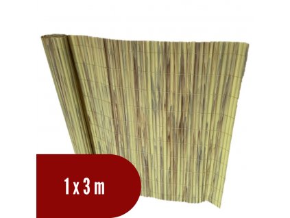 umely bambusovy plot vyska 100 cm baleni 3 m tmave zihany hlavni foto