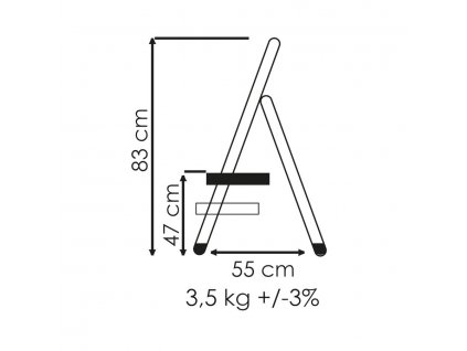 skladaci schudky ocelove max 2 stupnove rozmer benco