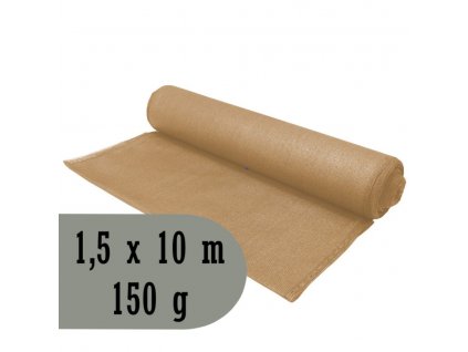 Stínící tkanina 1,5 x 10 m, 150 g / m2 - písková