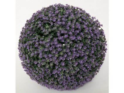 13522272 umela buxus koule s fialovymi kvitky pr 28 cm