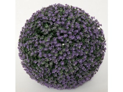 13522275 umela buxus koule s fialovymi kvitky pr 48 cm
