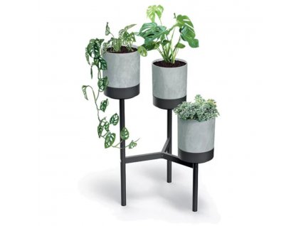 stojan na kvetiny bloomie stand 54 cm barva seda zeleny