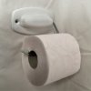 Držák na toaletní papír bílý