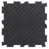 Gumová dlaždice ALPHA TILE 30 x 30 cm - barva černá