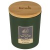 Svíčka MAGIC WOOD s dřevěným knotem - PALM LEAF & ALOE 300g