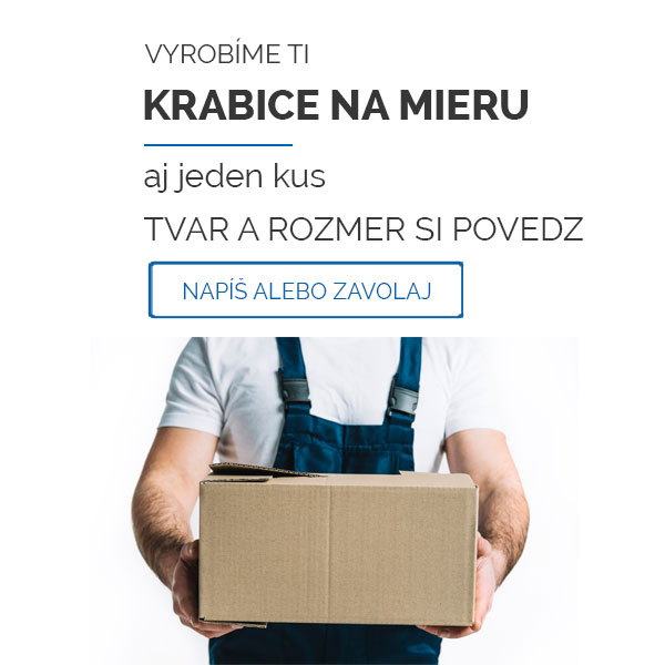 Výroba krabíc na mieru od jedného kusu