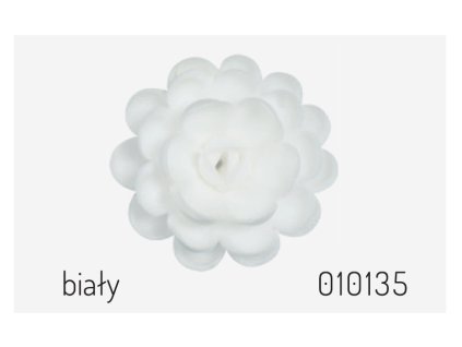 Jedlá oblátková anglická ruža 5,5cm biela (Variant 35ks)