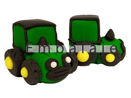 Cukrová dekorácia Traktor 50x60mm (nejedlá)