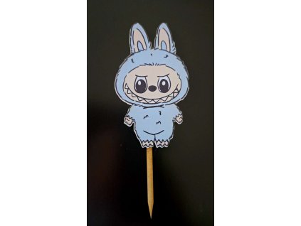 Drevený zápich La Bubu modrý