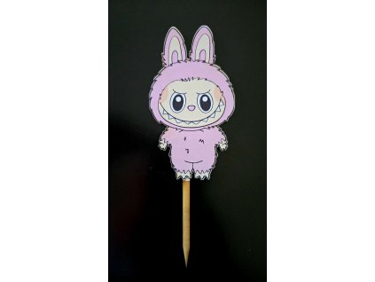 Drevený zápich La Bubu ružový