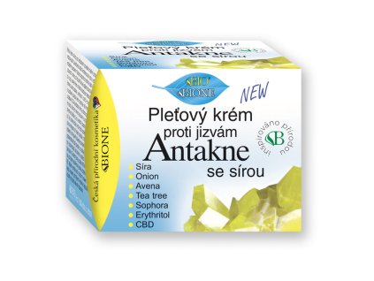 BC BIO Antakne Pleťový krém so sírou a CBD 51 ml