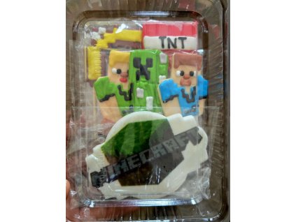 Set cukrových dekorácií Minecraft