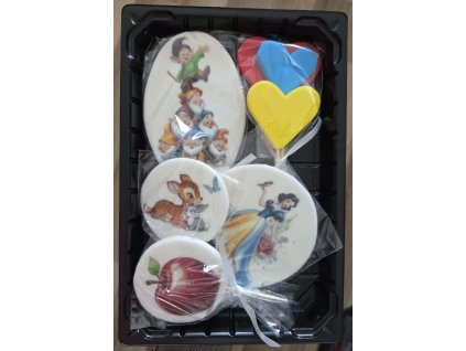 Set cukrových dekorácií Snehulienka