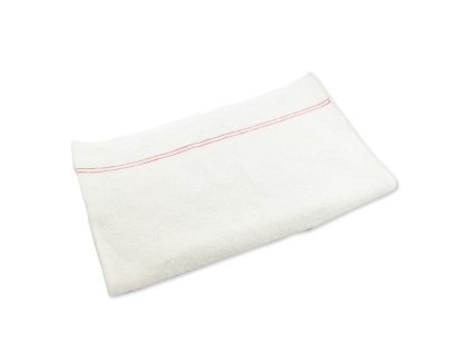 Netkaná bavlnená handra 50x60cm biela