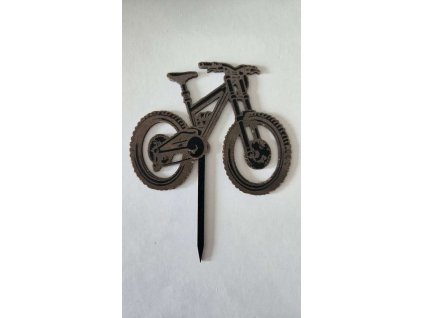 Drevený zápich bicykel (Variant tmavý)